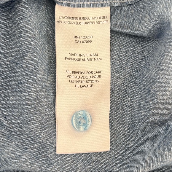 Travis Mathew Eagle Pride Patriotic Button Down Shirt Size Medium - Picture 9 of 10